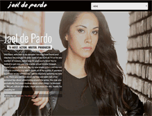 Tablet Screenshot of jaeldepardo.com